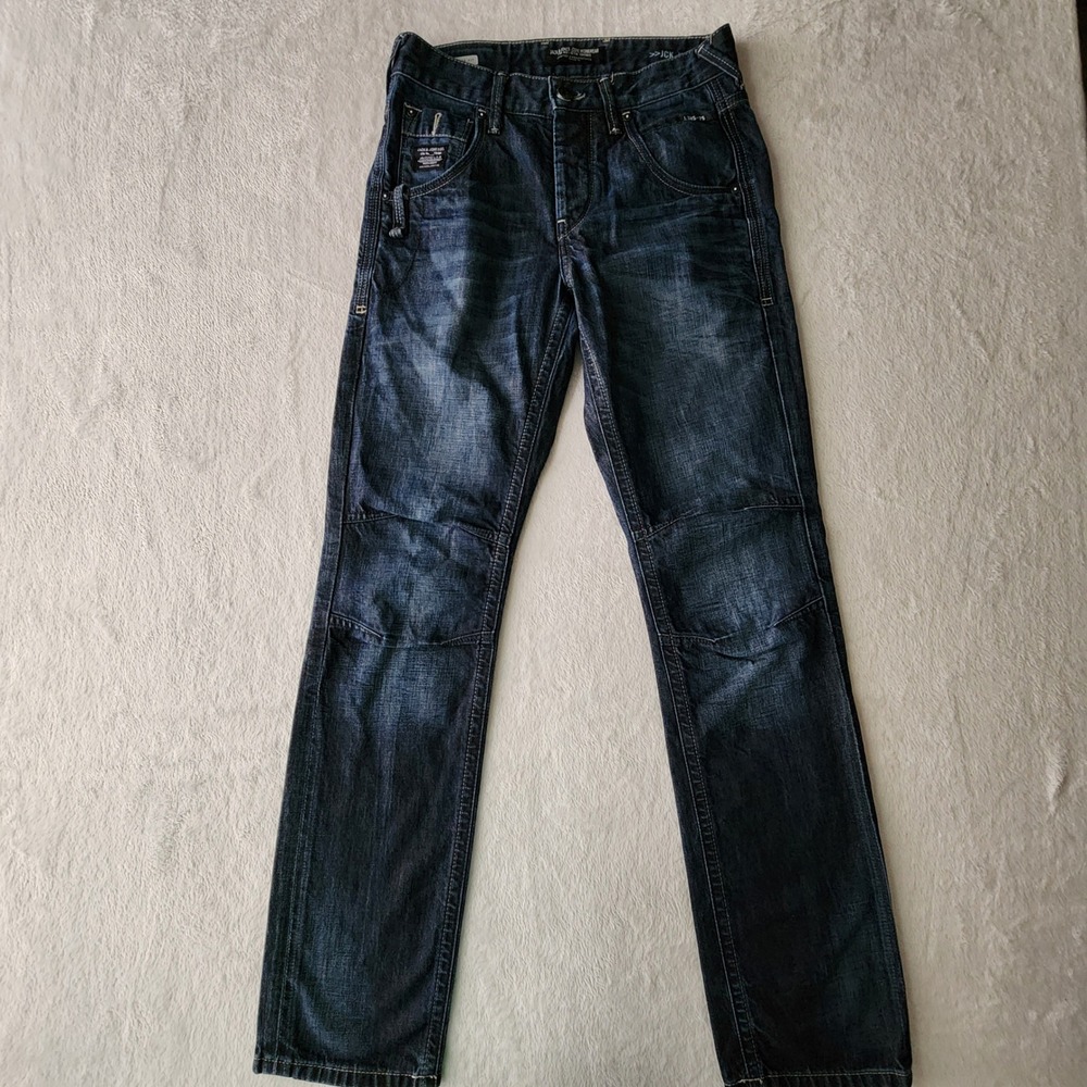 Jack & Jones Core Workwear Jeans Mens 30 x 32 Blue Boxy Loose Fit Denim CTM Pant